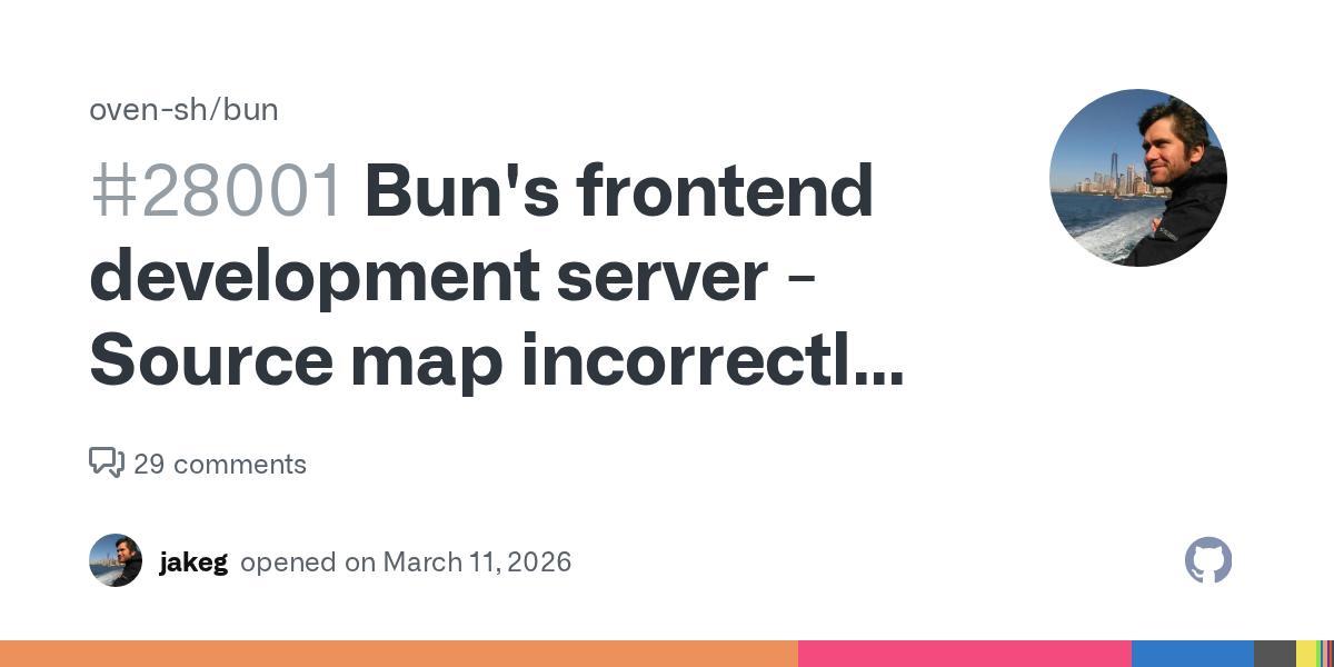 Bun creator Jarred Sumner denied speculation that a bug in Bun's source ...